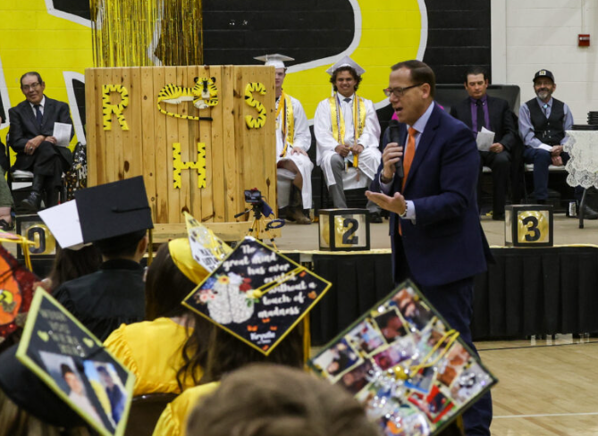 49 RHS Seniors Make the Walk Across the Stage to Begin a New Chapter