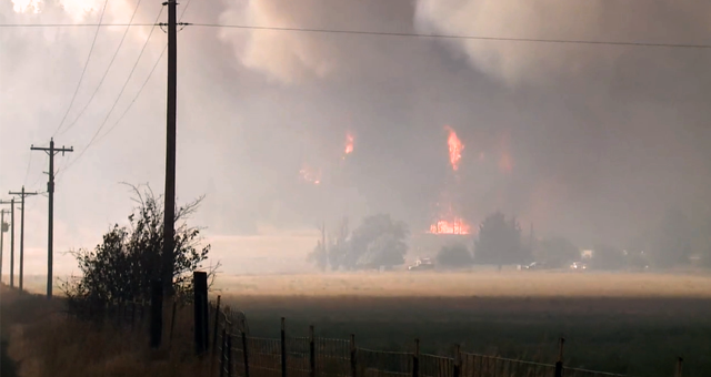 A picture of the Gray Fire