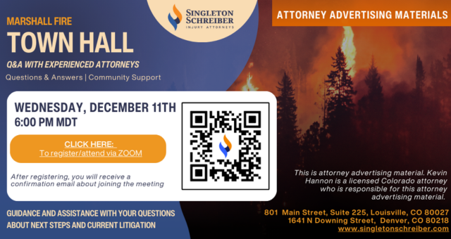 Marshall Fire Town Hall (December 11)