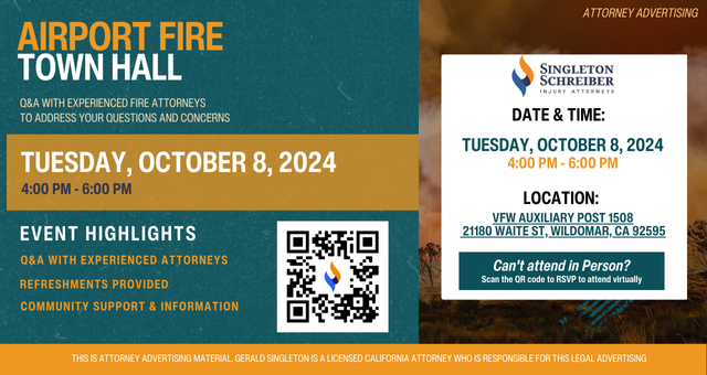 Airport Fire Town Hall (October 8)