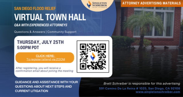 San Diego Flood Relief Town Hall