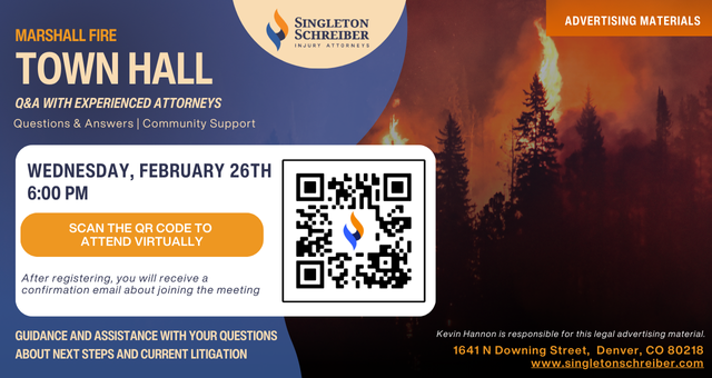 Marshall Fire Virtual Town Hall (February 26th)