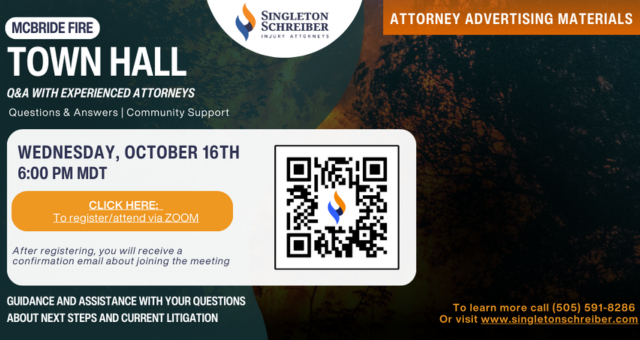 McBride Fire Town Hall (October 16)