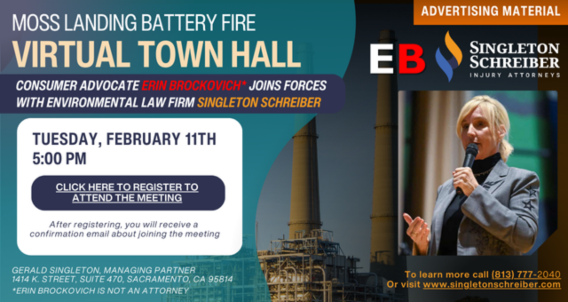 Moss Landing Battery Fire Virtual Town Hall (February 11th)