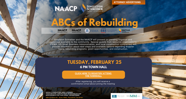 ABCs of Rebuilding Virtual Town Hall (February 25th)