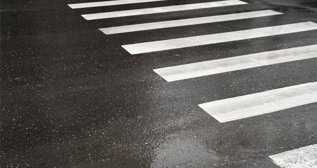 A picture of a crosswalk