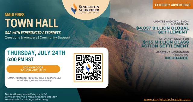 Maui Fire Virtual Town Hall (July 24th)