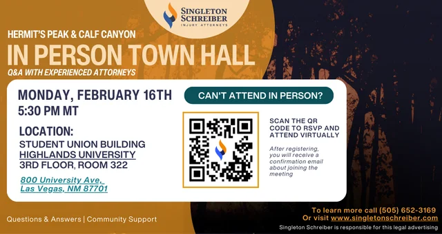 Hermits Peak/Calf Canyon Virtual Town Hall (2/16/26)