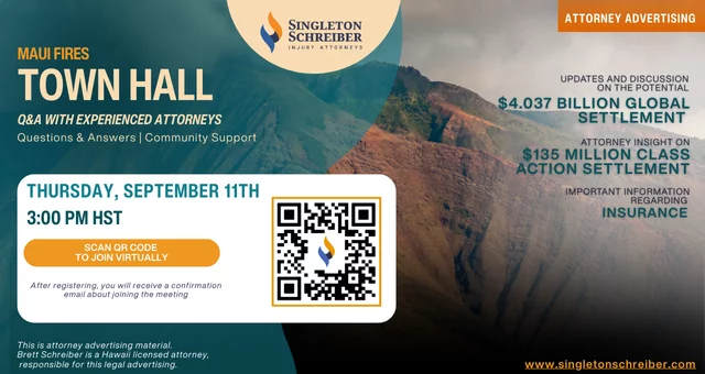 Maui Fire Virtual Town Hall (09.11.25)