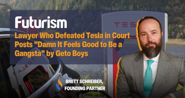 Lawyer Who Defeated Tesla in Court Posts "Damn It Feels Good to Be a Gangsta" by Geto Boys