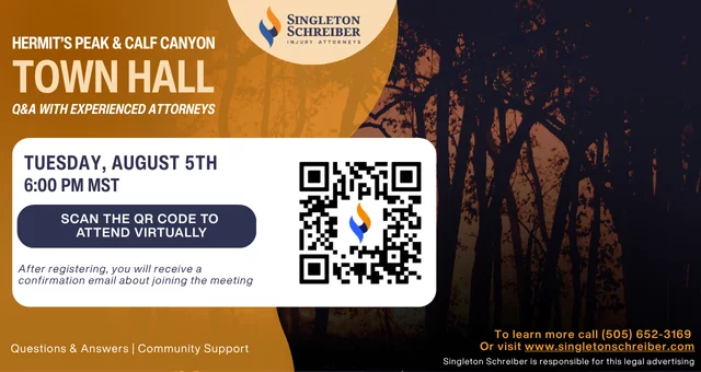 Hermits Peak/Calf Canyon Virtual Town Hall (August 5th)