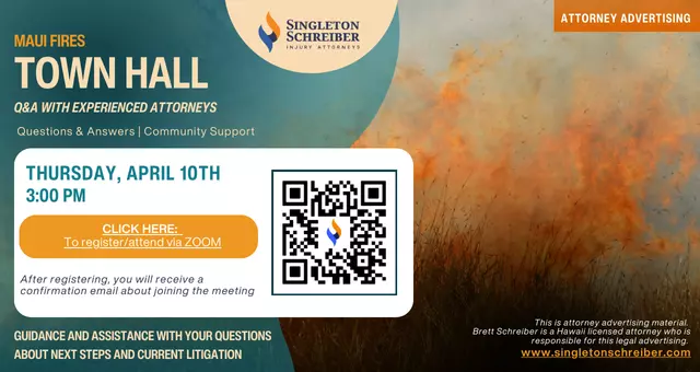 Maui Fires Virtual Town Hall (April 10th)