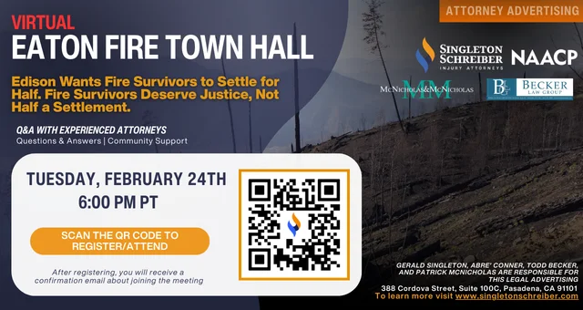 Eaton Fire Town Hall (2/24/26)