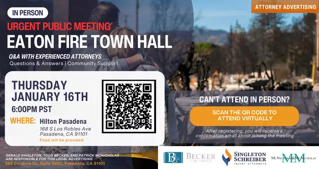 Eaton Fire Town Hall (January 16th)