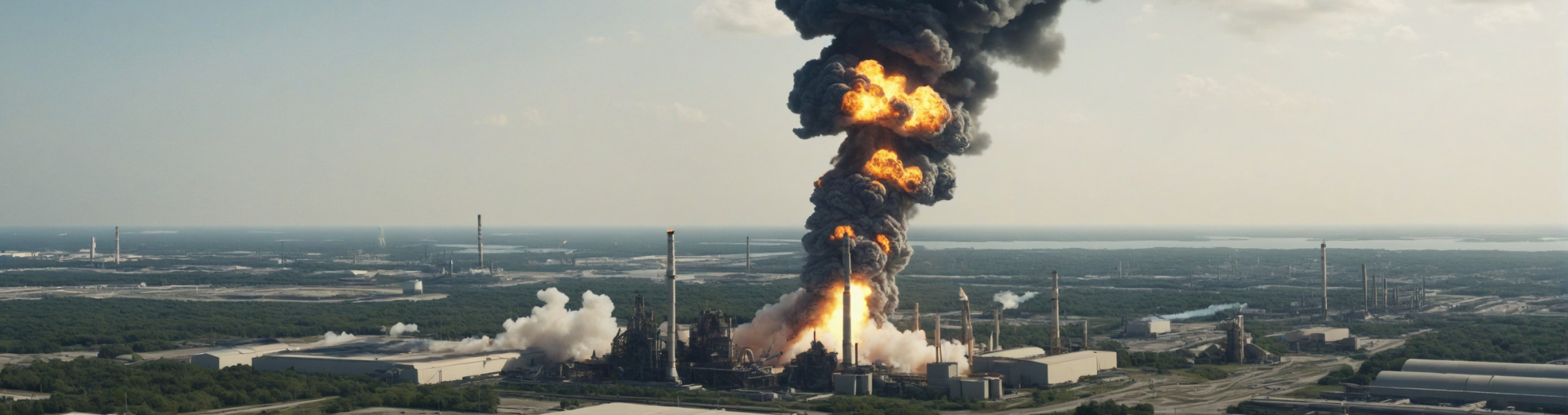 warehouse fire explosion