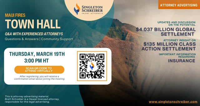 Maui Fire Virtual Town Hall (03/19/26)