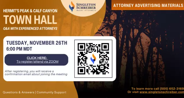 Hermit's Peak & Calf Canyon Fire Town Hall (November 26)