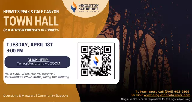 Hermits Peak/Calf Canyon Virtual Town Hall (April 1st)