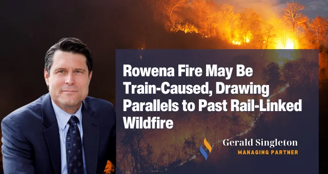 Rowena Fire May Be Train-Caused, Drawing Parallels to Past Rail-Linked Wildfire