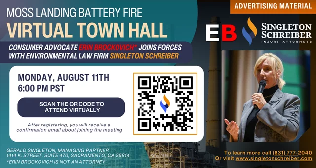Moss Landing Battery Fire Virtual Town Hall (August 11th)