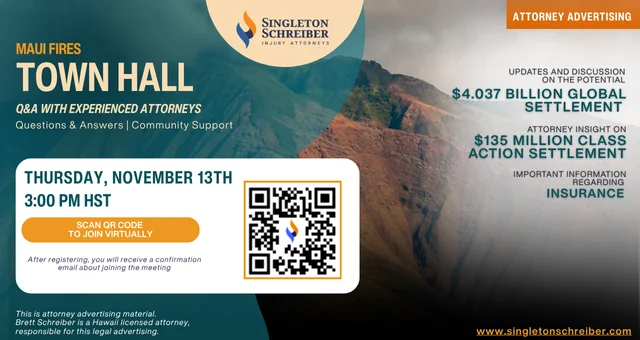Maui Fire Virtual Town Hall (11.13.25)