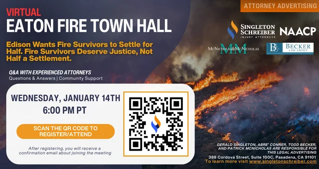 Eaton Fire Town Hall (1/14/26)