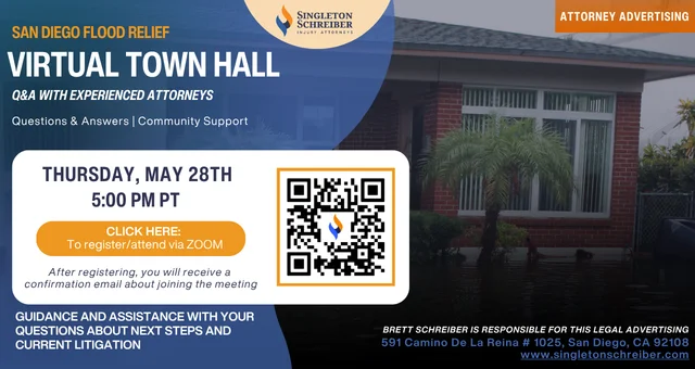 Cancelled: San Diego Flood Relief Virtual Town Hall [05/28/26]
