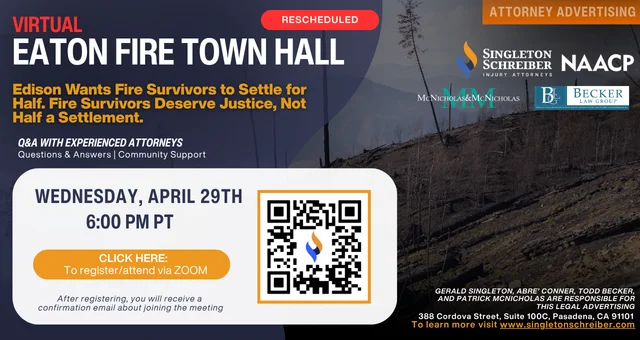Eaton Fire Virtual Town Hall [4/29/26]
