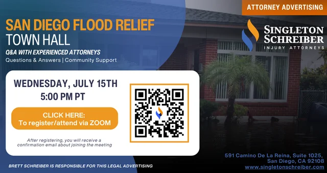 San Diego Flood Relief Virtual Town Hall [7/15/26]