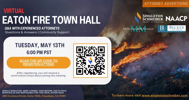 Eaton Fire Virtual Town Hall (May 13th)