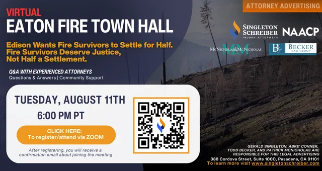 Eaton Fire Virtual Town Hall [08/11/2026]