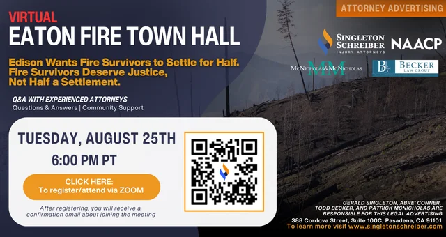Eaton Fire Virtual Town Hall [08/25/26]