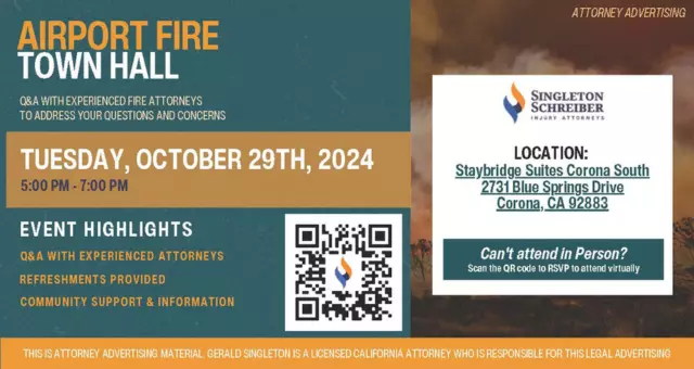 Airport Fire Town Hall (October 29)
