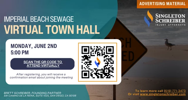 Imperial Beach Sewage Virtual Town Hall (June 2nd)