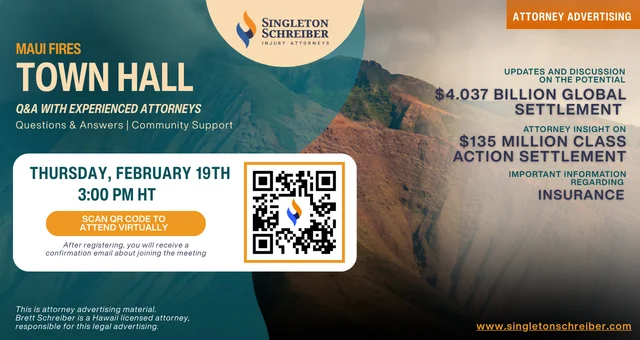 Maui Fire Virtual Town Hall (2/19/26)