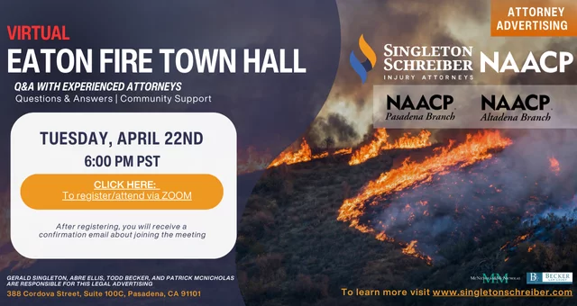 Eaton Fire Virtual Town Hall (April 22nd)