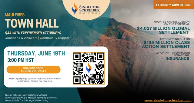 Maui Fires Virtual Town Hall (June 19th)