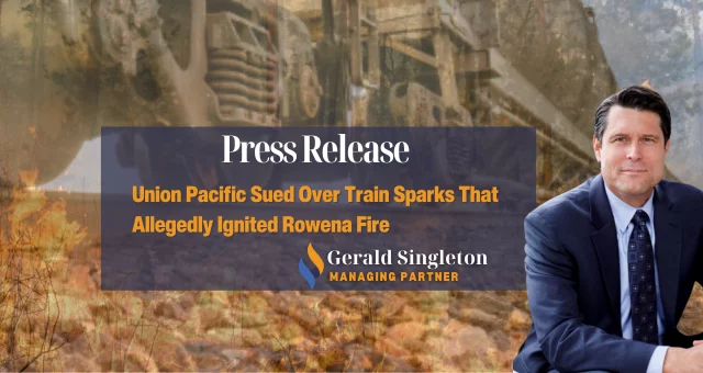 Union Pacific Sued Over Train Sparks That Allegedly Ignited Rowena Fire