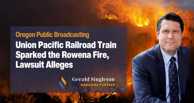 Union Pacific Railroad Train Sparked the Rowena Fire, Lawsuit Alleges