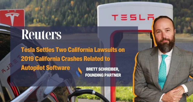 Tesla Settles Two California Lawsuits on 2019 California Crashes Related to Autopilot Software