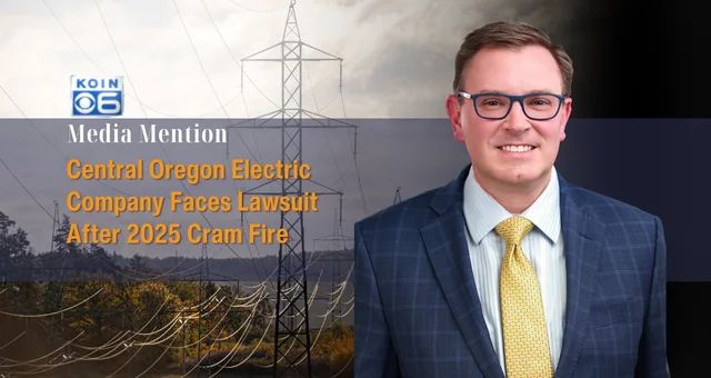 Central Oregon Electric Company Faces Lawsuit After 2025 Cram Fire