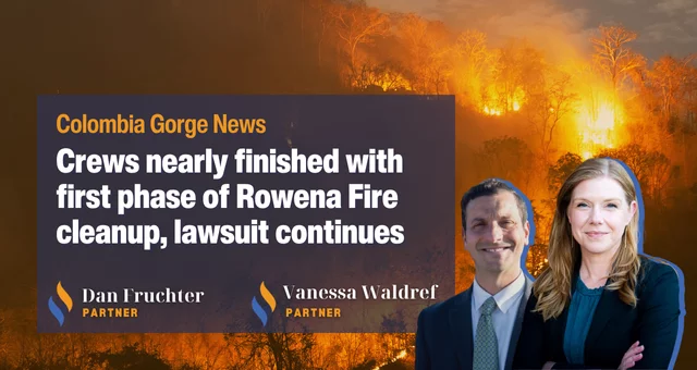 Crews nearly finished with first phase of Rowena Fire cleanup, lawsuit continues