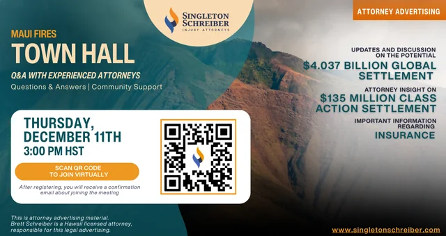 Maui Fire Virtual Town Hall (12/11/25)