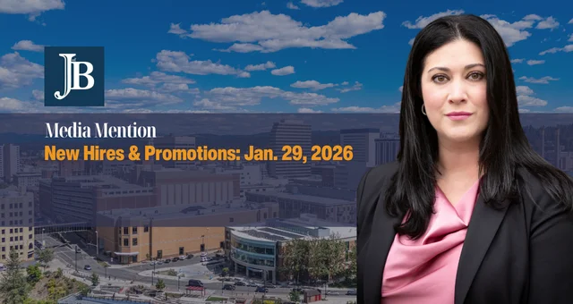 New Hires & Promotions: Jan. 29, 2026