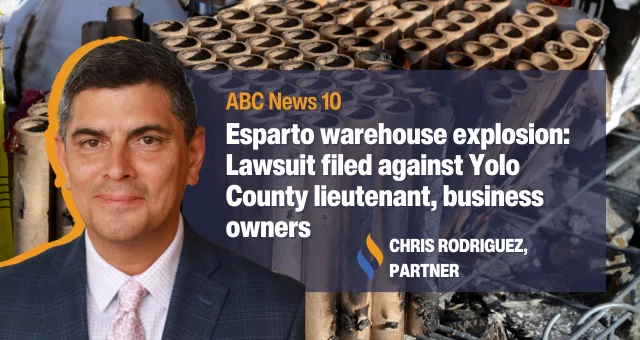 Esparto warehouse explosion: Lawsuit filed against Yolo County lieutenant, business owners