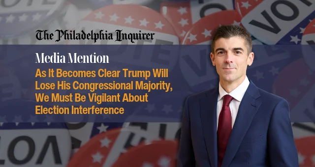 Ryan R. Crosswell op-ed in The Philadelphia Inquirer on election integrity