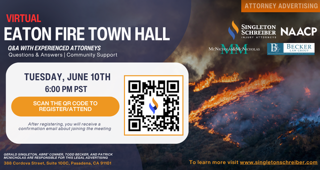Eaton Fire Town Hall 6.10.25