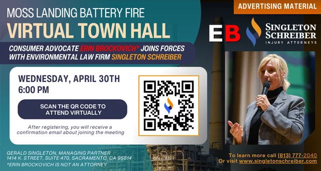 Moss Landing Battery Fire Virtual Town Hall (April 30th)