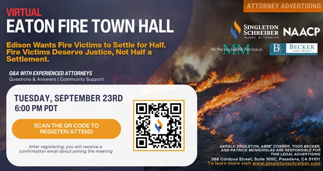 Eaton Fire Town Hall Virtual (09.23.25)