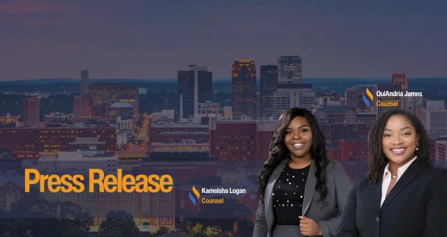 Singleton Schreiber Expands Mass Tort and Personal Injury Teams in Montgomery Office with Addition of Attorneys Kameisha Logan and QuiAndria James